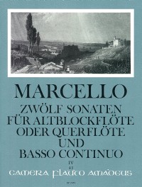 MARCELLO B. - SONATAS (12) OP.2/4 FLAUTA DE PICO (10-12)
